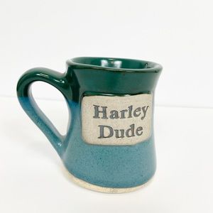 Harley Dude Tumbleweed Handcrafted Pottery Stoneware Mug